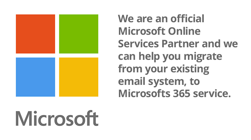 We are an official Microsoft Online Services Partner.