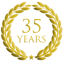 35 years in business