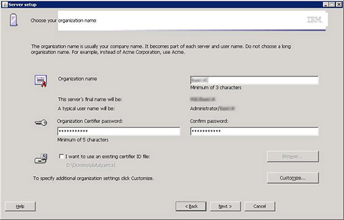 IBM Domino 9 Social Edition Install screen shot