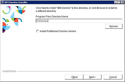 IBM Domino 9 Social Edition Install screen shot