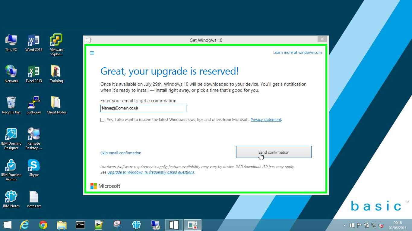 Get Windows 10 - Step 4