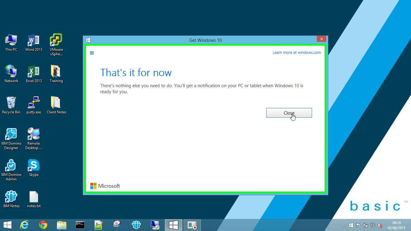 Get Windows 10 - Step 6